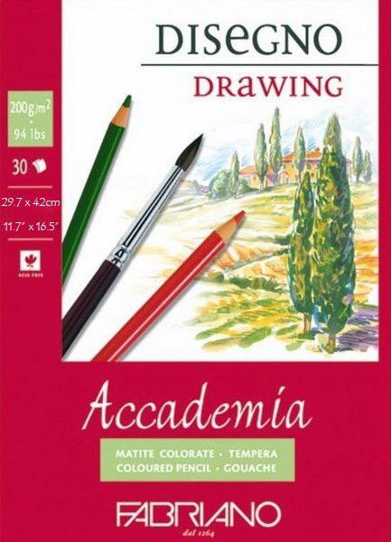 Fabriano Disegno Drawing 200g A3