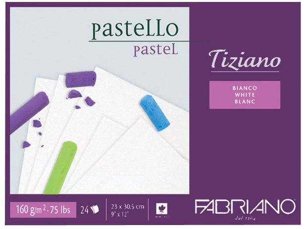 Tiziano Pastello hvit 30.5x41cm