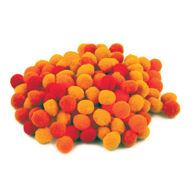 Pom Pom sortiment oransje