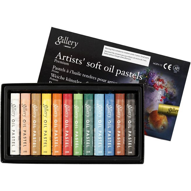 Gallery - Oljepastell Premium 12pk