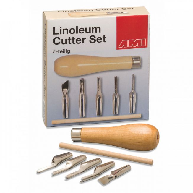 Linoleum cut set 7-del