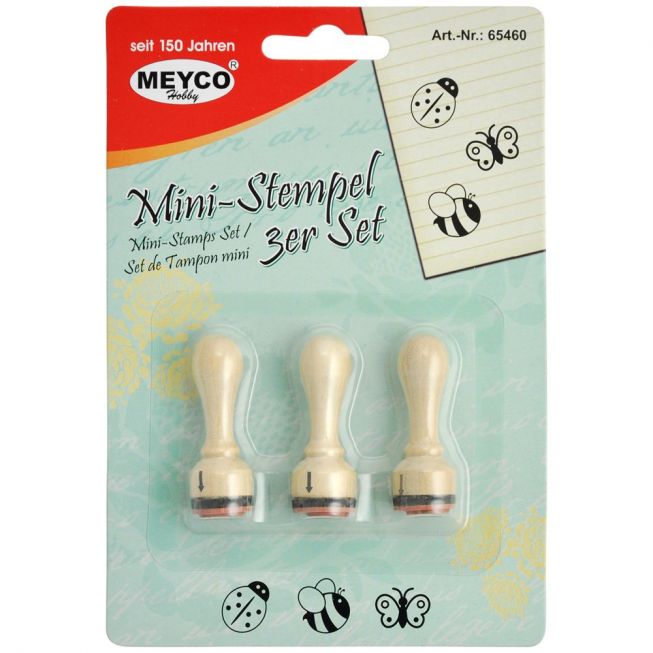 Meyco - Ministempel sett 3pk