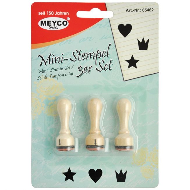 Meyco - Ministempel sett 3pk