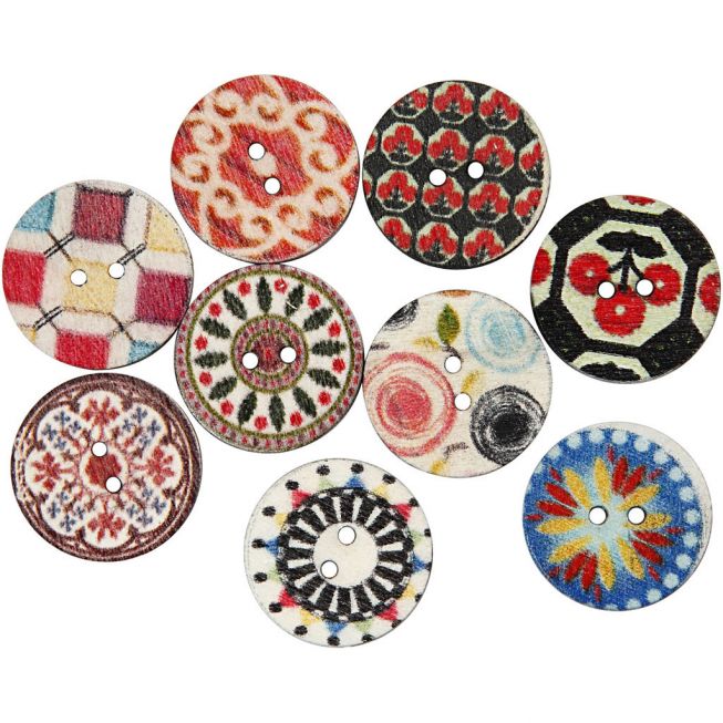 Deco buttons tre