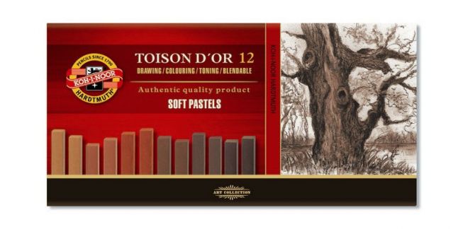 Toison Dor soft pastel brown firkant