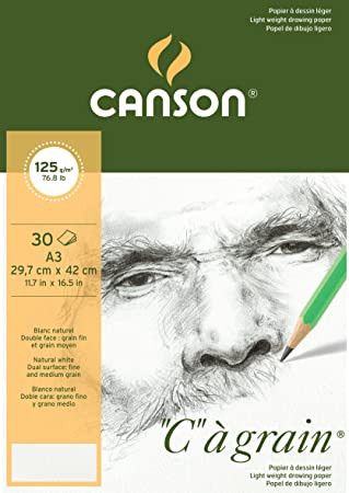 Canson "C" à grain 125g A3