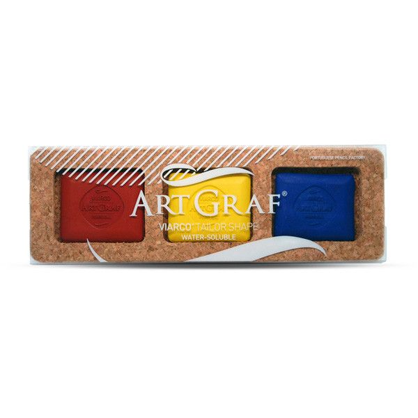 ArtGraf - Karbon blå/rød/gul 3pk