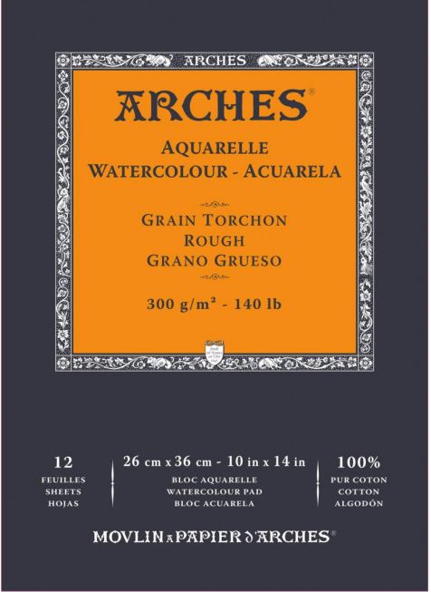 Arches 300g RG 26x36cm 12ark
