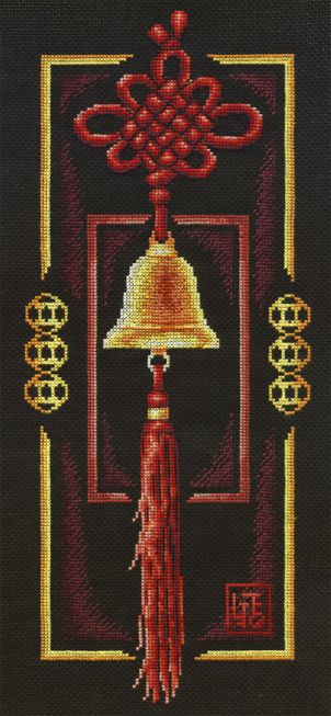 Embroidery kit - golden bell
