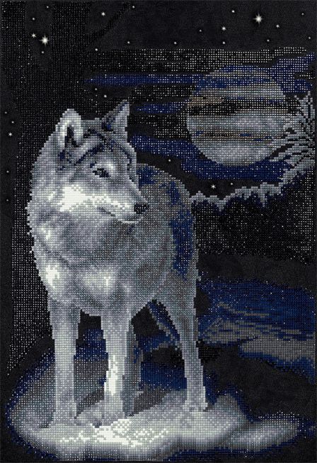 Diamond painting - Wolf