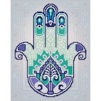 Diamond painting - hamsa 24x30cm