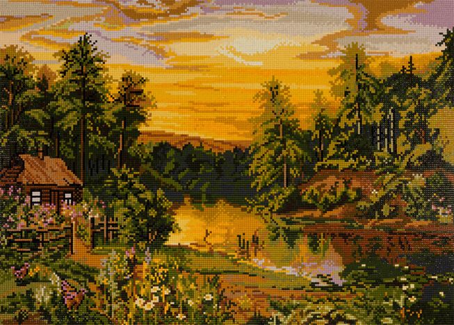 Diamond painting - Warm Evening