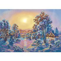 Diamond painting - frosty air 54x38cm