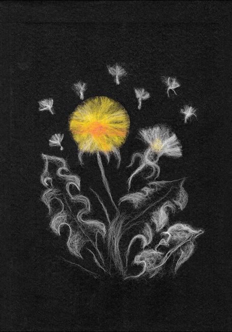 Woola in black - Dandelions