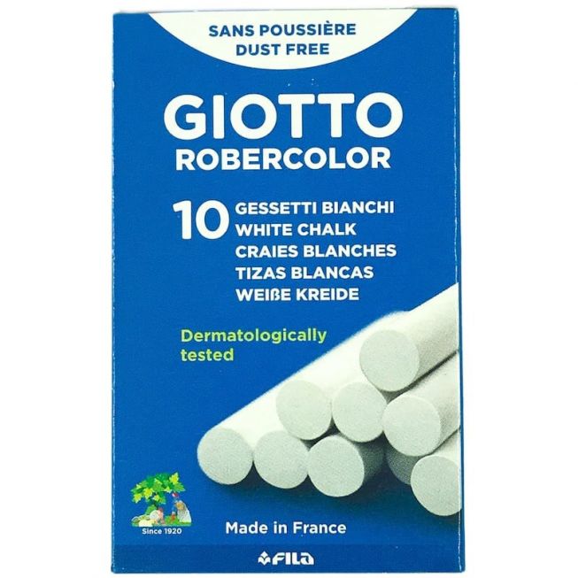 Giotto - Kritt hvit 10pk