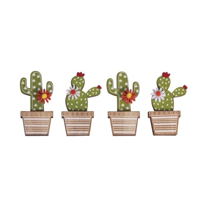 Kaktusfigurer i tre