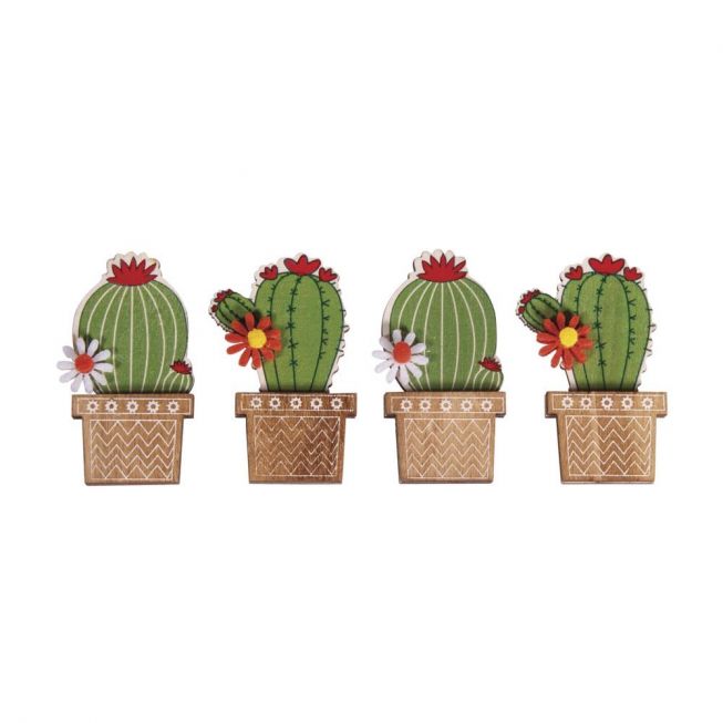 Mini kaktusfigurer i tre 2