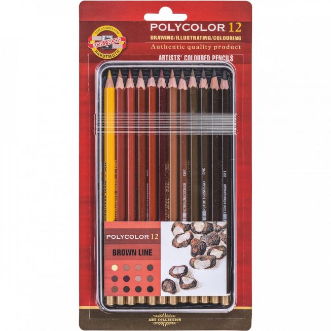 Koh-I-Noor - Polycolor brown line 12