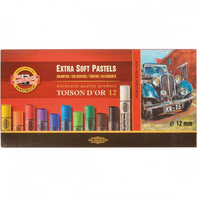 Koh-I-Noor - Extra soft pastels toison dor 12