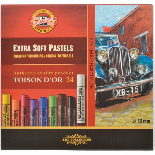 Doison Dor extra soft pastels 24 farger