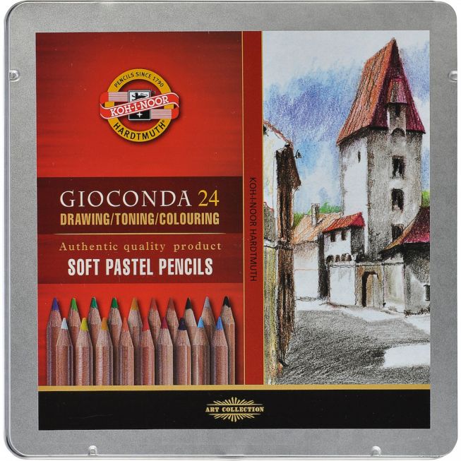 Koh-I-Noor - Gioconda soft pastel blyanter 24