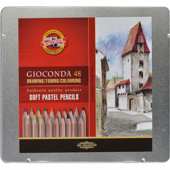 Gioconda 48 sett soft pastell blyanter