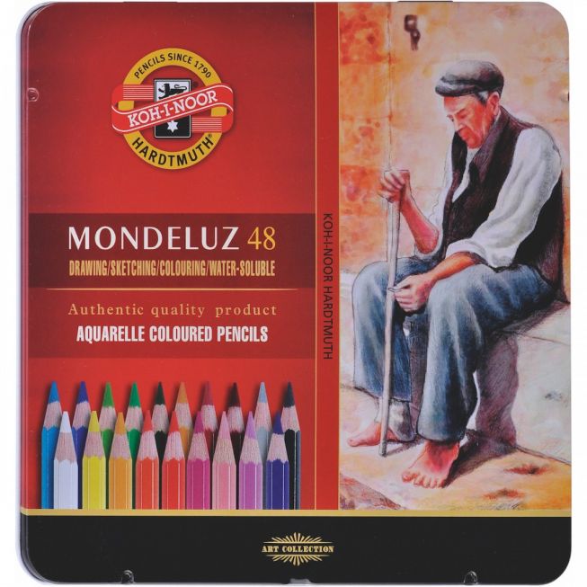 Mondeluz 48 aquarelle colored pencils