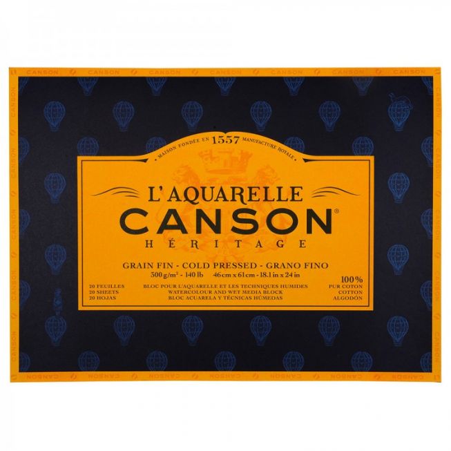 Canson Heritage 640g CP 23x31cm