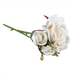 Rose hvit 15cm