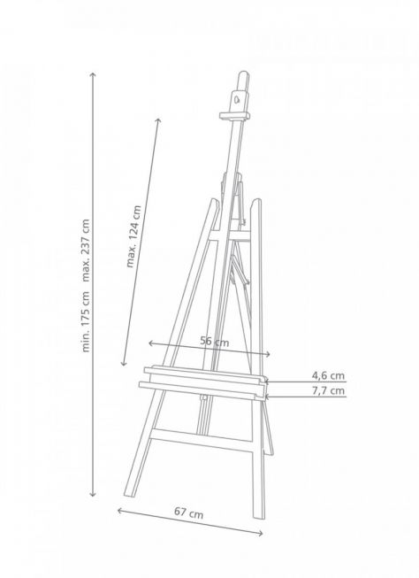 Jullian JL2 Inclinable Lyre Staffeli