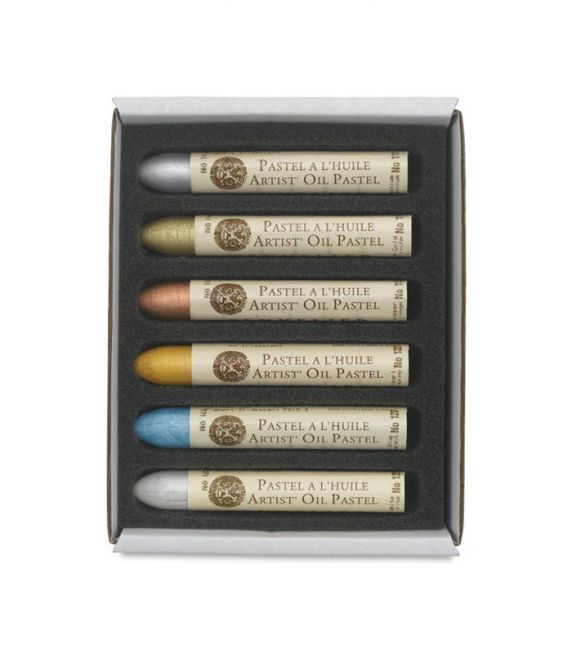 Sennelier - Oil pastels 6pk iridescence