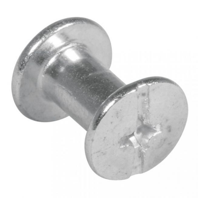 Pin & Peg - Metall skrue gull 1cm 8pk