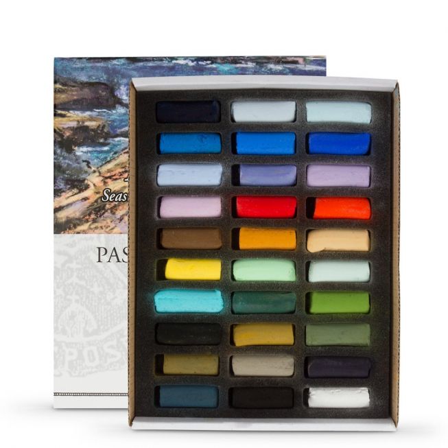 Sennelier - Soft pastel sett 30 halve -Seaside