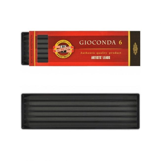 Gioconda 6 artificial drawing charcoal 2-grad