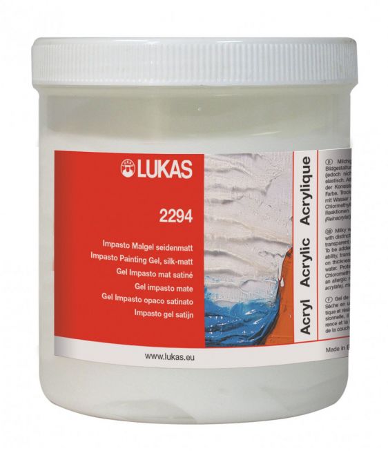 Lukas - Painting gel impasto silk-matt 250ml